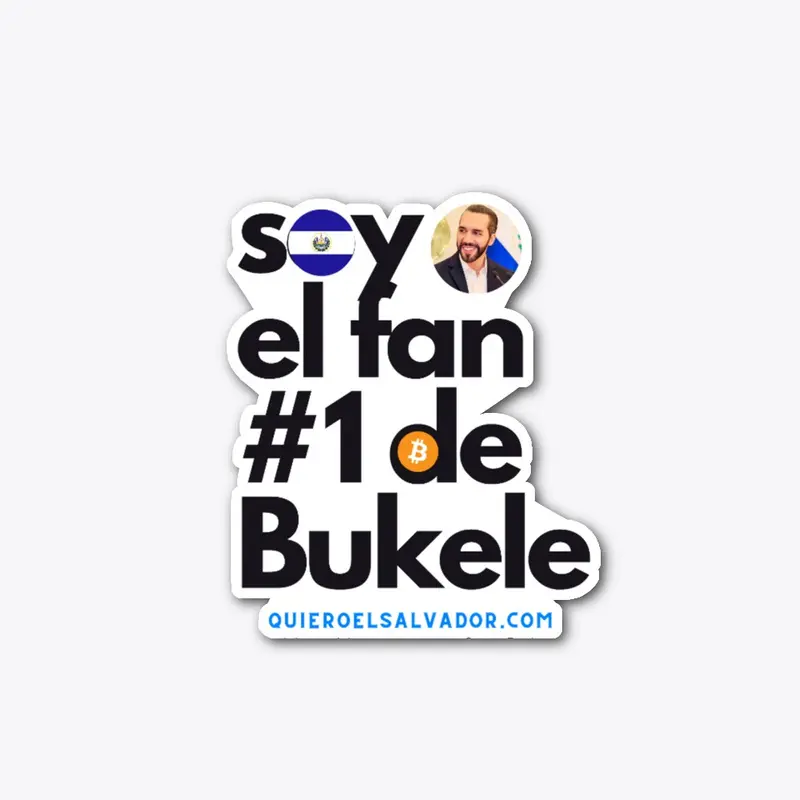 T-Shirt  "Soy el fan #1 de Bukele"