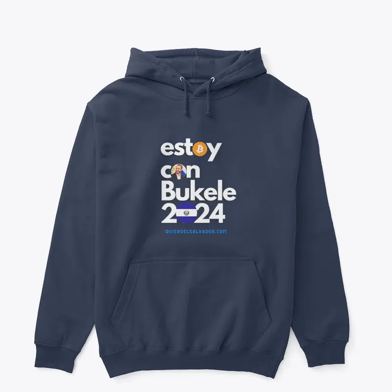 Sudadera "Estoy con Bukele 2024"