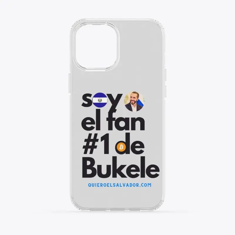 Case iPhone "Soy el fan #1 de Bukele"