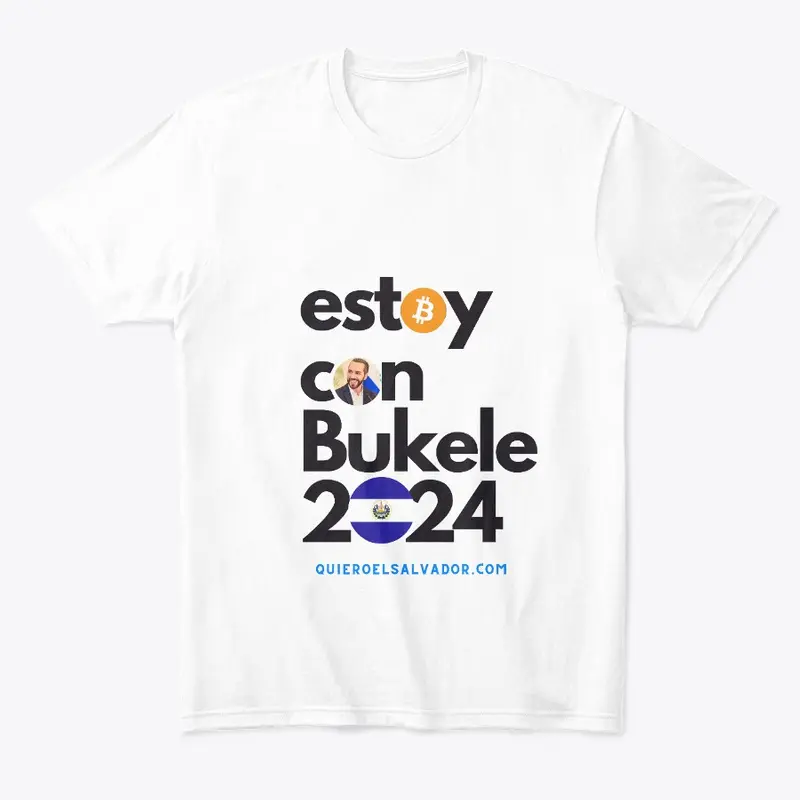 T-Shirt "Estoy con Bukele 2024"